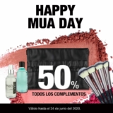Promoción GOC Make Up Día del Maquillador: 50% de descuento en todos los complementos hoy 24 de junio