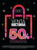 Venta Nocturna GOC Make Up: 50% reembolsable en producto