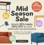 Venta de Mitad de Temporada Gaia: del 30% al 50% de descuento + cupón del 10% adicional