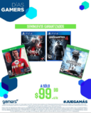 Ofertas Días Gamers 2019 con videojuegos desde $99.99