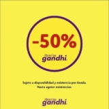 Promoción Gandhi: Hasta 50% de descuento en accesorios