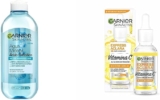 Combo Garnier SkinActive con agua micelar ácido salicílico anti-imperfecciones + sérum anti-manchas Vitamina C en su precio más económico