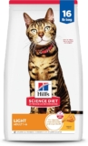 Alimento para mascotas bajo en calorías Hills Science Gato Light de 7.3 kg a un muy buen precio + 10% adicional con Planea y Ahorra