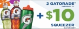 Promoción Squeezer Gatorade 2020: Compra 2 Gatorade de 1 litro + $10 pesos y llévate un squeezer