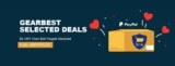 Código Gearbest Black Friday 2020 de $5 de descuento en pedidos de $50 dólares o más con Paypal