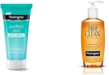 Combo Neutrogena con gel limpiador Purified Skin + gel limpiador Deep Clean bajan a su menor precio