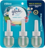 Juego de 3 repuestos aromatizantes Glade aceites naturales Paraíso Azul bajan a su menor precio