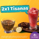 2×1 en Tisanas en Pastelerías El Globo hasta el 16 de abril