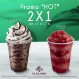 2×1 en bebidas frías y frappés en El Globo de 12:00 a 17:00