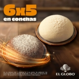 6×5 en conchas en El Globo hasta el 17 de julio