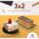 Promos de Regreso a Clases El Globo: 3×2 en pasteles individuales y más