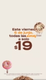 Donas a sólo $19 en El Globo por el Día de la Dona