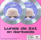 2×1 en garibaldis los lunes de septiembre en pastelerías El Globo