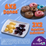 Promociones El Globo Mes del Niño: 6×5 en donas y 3×2 en gelatinas individuales