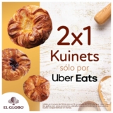 2×1 en panes Kuinets en El Globo al pedir por Uber Eats