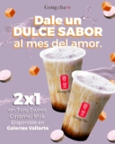 2×1 en taro sweet caramel milk en Gong Cha