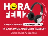 Promo Gonher: audífonos bluetooth Gratis en la compra de un batería