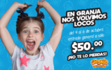 Promoción Granja Las Américas: Entrada a sólo $50 pesos del 4 al 6 de octubre