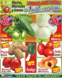 Ofertas Súper Guajardo frutas y verduras 16 al 18 de julio