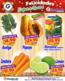 Ofertas Súper Guajardo frutas y verduras 17 al 19 de diciembre 2024