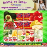 Ofertas Súper Guajardo frutas y verduras 23 al 25 de mayo