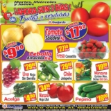 Ofertas Súper Guajardo frutas y verduras 25 al 27 de junio