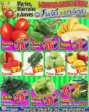 Ofertas Súper Guajardo frutas y verduras 27 al 29 de agosto 2024
