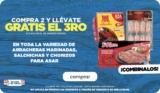 3×2 en arracheras, salchichas y chorizos para asar y 2×1½ en salsas y guacamoles en HEB