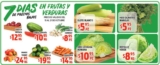 Ofertas HEB 7 Días de frutas y verduras del 15 al 21 de octubre 2019