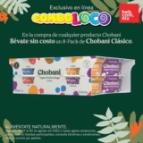 Combo Loco HEB: 8 pack de yogurt Chobani Gratis en la compra de un producto Chobani