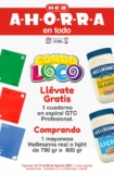 Promociones HEB Combo Loco: Compra mayonesa y llévate gratis un cuaderno, 3×2 en cereales y más