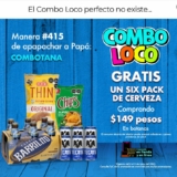 HEB Combo Loco para papá: six pack de cervezas Gratis en compras de $149 en botanas