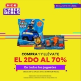 Cyber Deals HEB: 2×1 en balones, 2do al 70% en juguetes y más