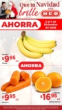 Ofertas HEB Precios bajos en frutas y verduras del 2 al 8 de diciembre 2025
