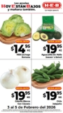 Ofertas HEB Precios bajos en frutas y verduras del 3 al 9 de febrero 2026