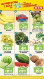 Ofertas HEB 7 días de precios bajos en frutas y verduras del 3 al 9 de mayo 2022
