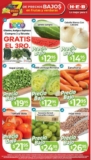 Ofertas HEB 7 días de precios bajos en frutas y verduras del 4 al 10 de abril