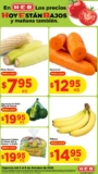 Ofertas HEB Precios bajos en frutas y verduras del 6 al 12 de octubre 2026