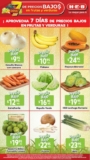 Ofertas HEB 7 días de precios bajos en frutas y verduras del 10 al 16 de enero