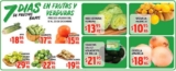 Ofertas HEB 7 Días de frutas y verduras del 17 al 23 de diciembre 2019