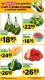 Ofertas HEB Precios bajos en frutas y verduras del 22 al 28 de septiembre 2026