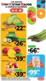 Ofertas HEB Precios bajos en frutas y verduras del 24 al 30 de marzo 2026