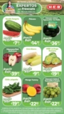 Ofertas HEB Precios bajos en frutas y verduras del 27 de agosto al 2 de septiembre 2024