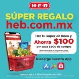 En HEB $100 de descuento por cada $500 de compra este fin de semana