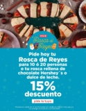 En HEB 15% de descuento en preventa Rosca de Reyes 2021
