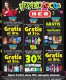 Folleto HEB Combo Loco del 15 al 21 de julio con ofertas de 3×2, productos gratis y más