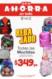 Folleto HEB Ahorra en todo del 4 al 9 de agosto: 3×2 en cosméticos, todas las mochilas a $349 y más