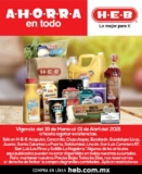 Folleto de ofertas HEB al 1 de abril 2021
