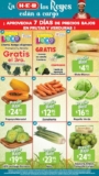Ofertas HEB 7 días de precios bajos en frutas y verduras del 3 al 9 de enero