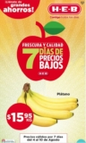 Ofertas HEB Frutas y Verduras del 4 al 10 de agosto 2020